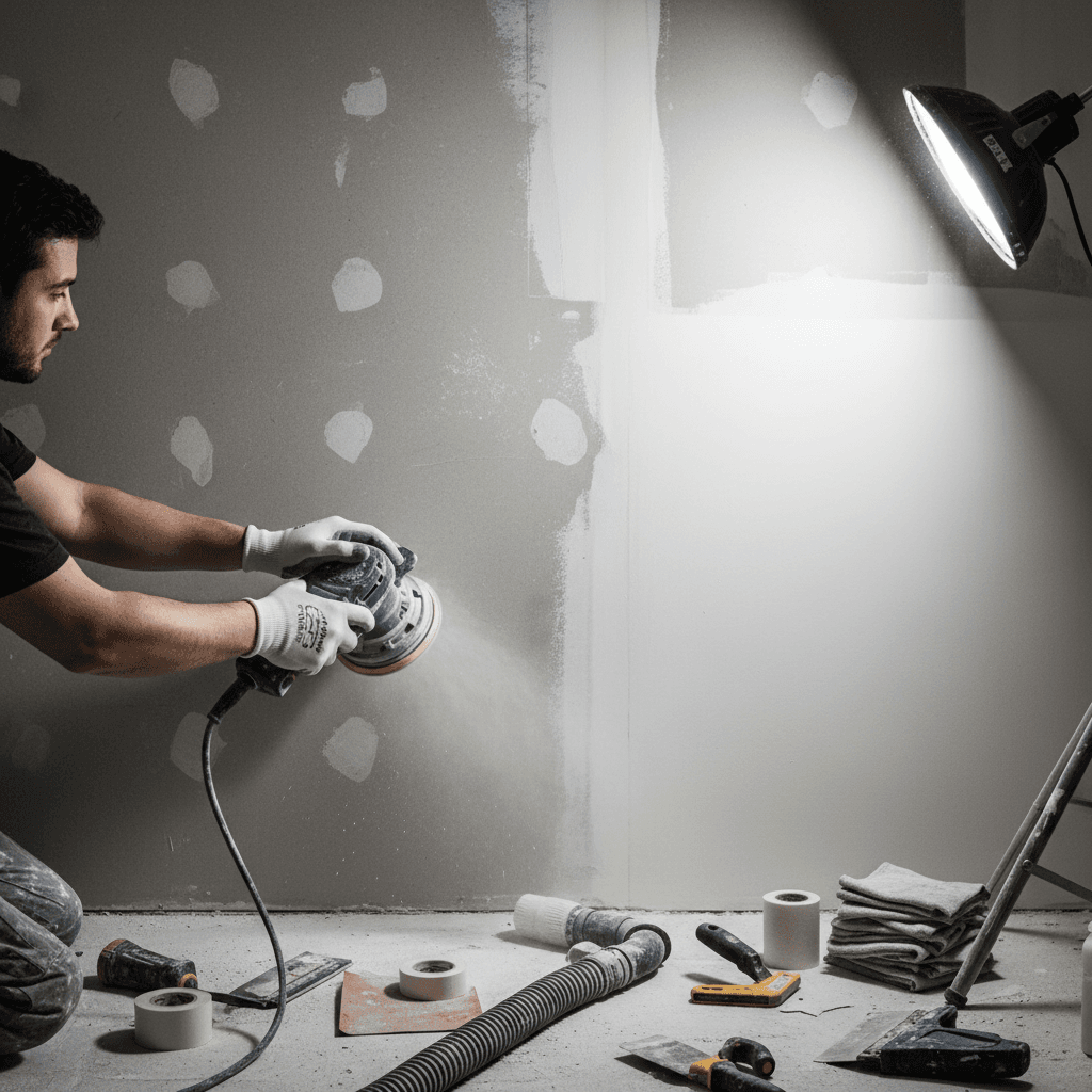 Surface preparation and priming work