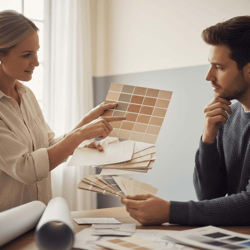 Color consultation and selection process