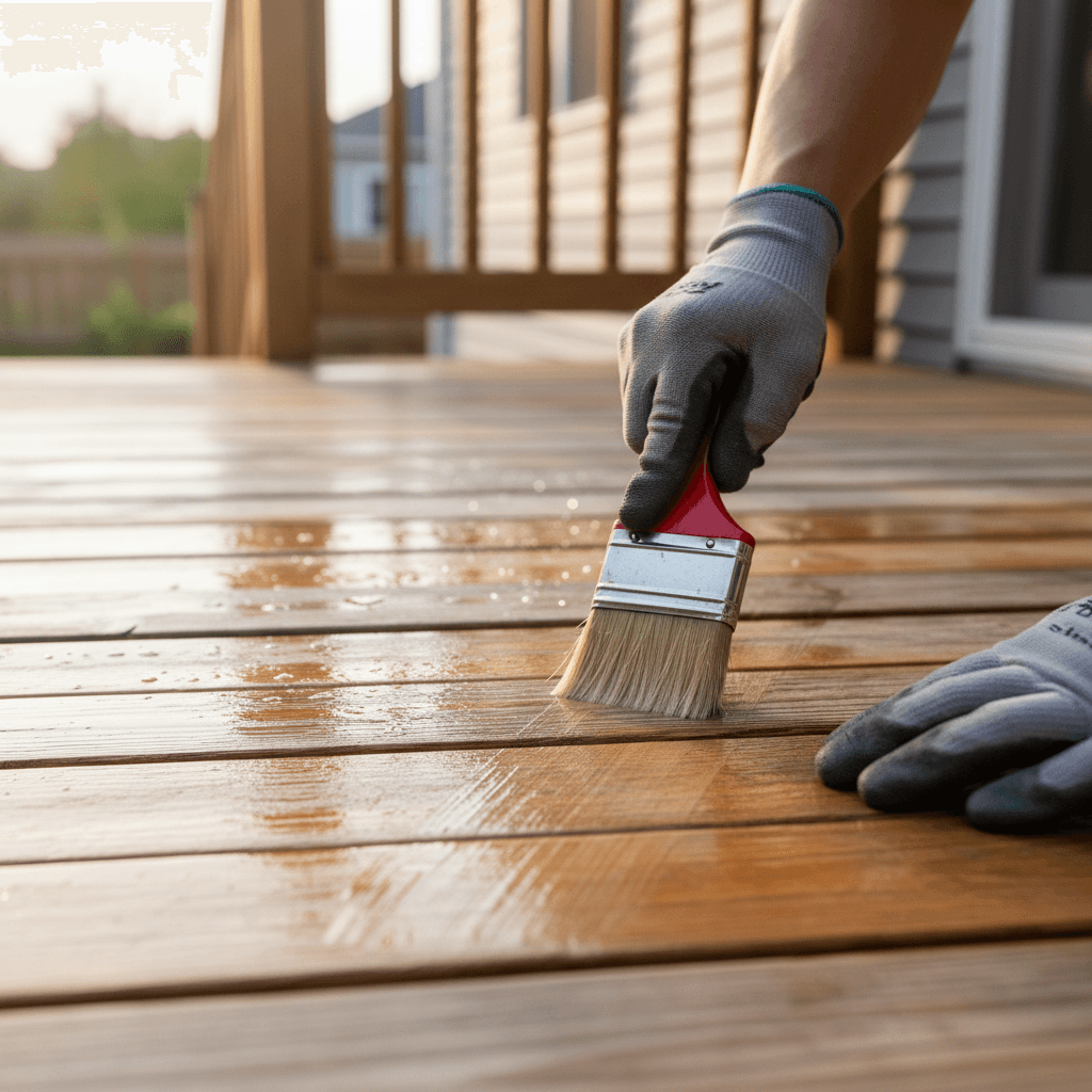 Deck painting and staining